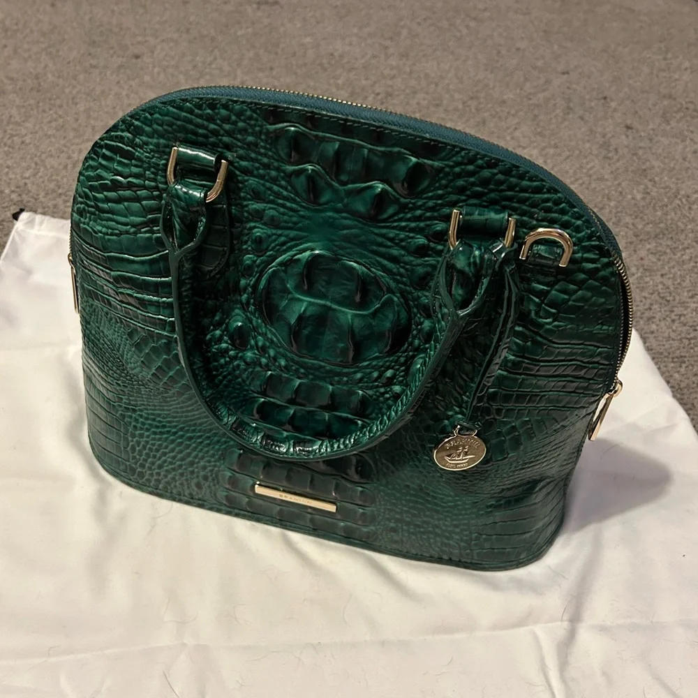 Brahmin ☘️ Georgina emerald ☘️ - Picture 1 of 6